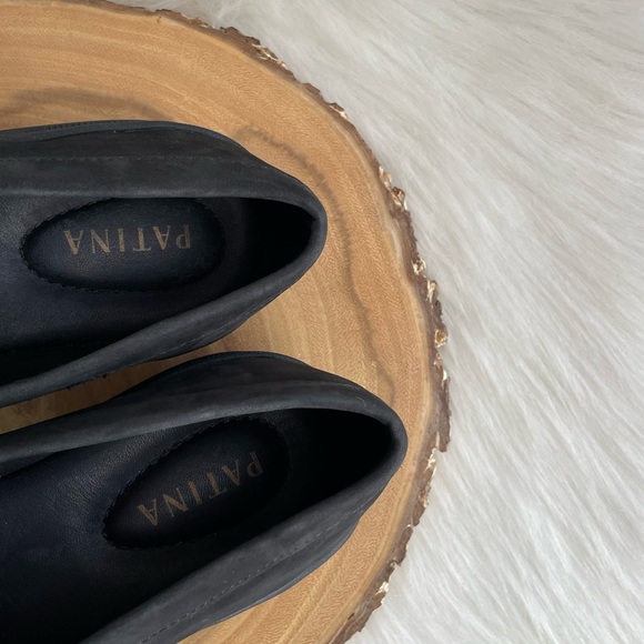 LIKE NEW Portland Leather Patina Zoe chunky platform leather penny loafers - Picture 12 of 13